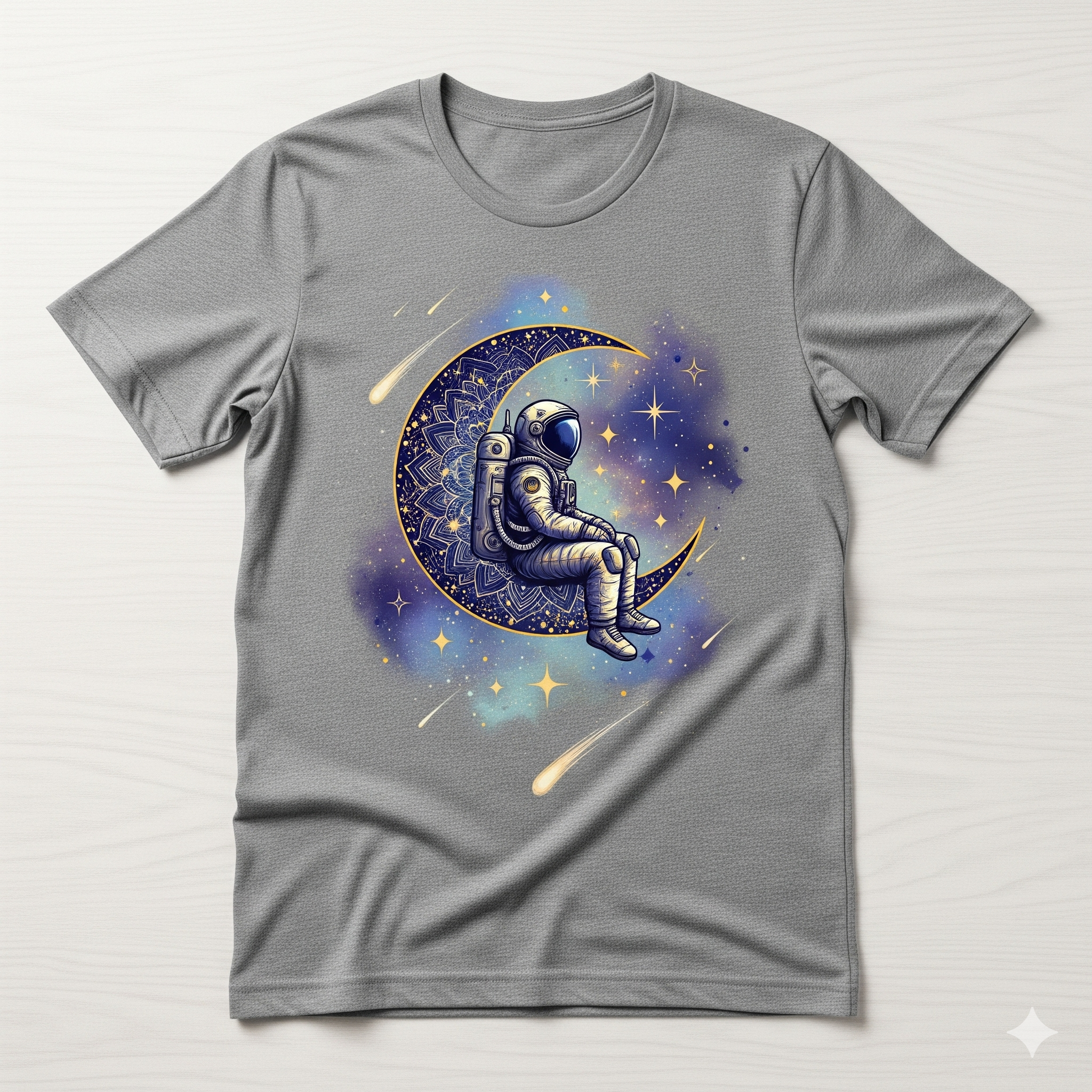 Astronaut on Moon T-Shirt – Cosmic Drifter Graphic Tee
