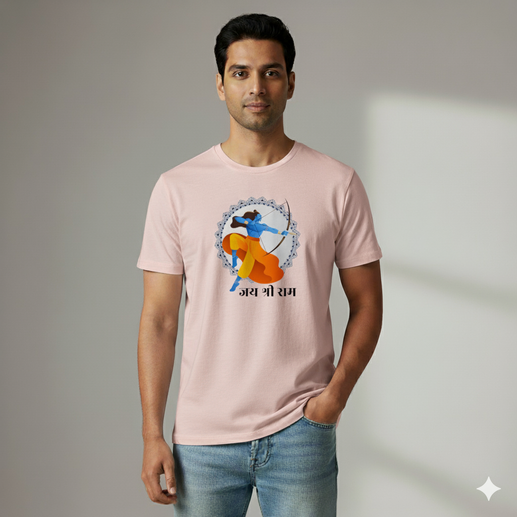 Jai Shree Ram T-Shirt – Lord Ram Warrior Graphic Tee