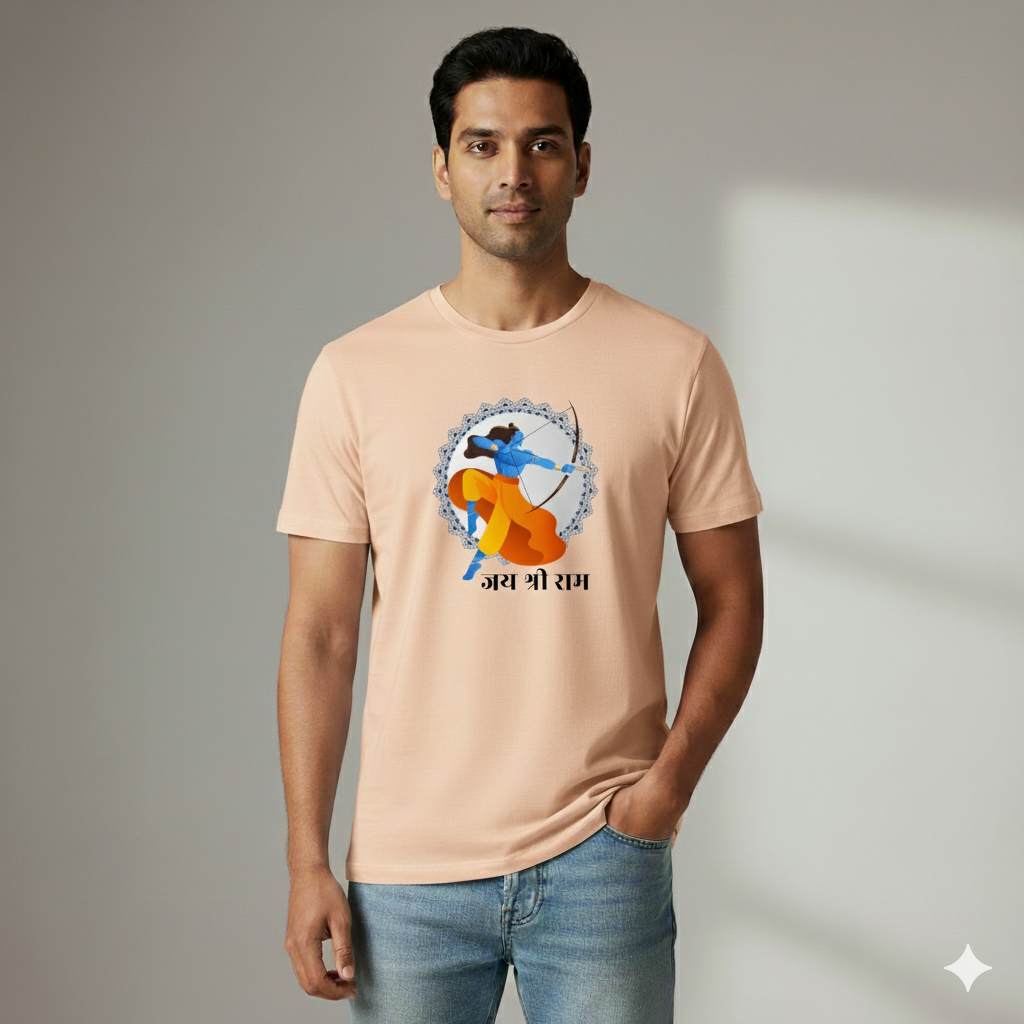 Jai Shree Ram T-Shirt – Lord Ram Warrior Graphic Tee