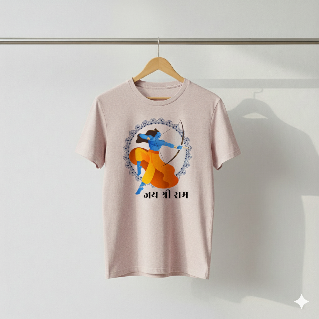 Jai Shree Ram T-Shirt – Lord Ram Warrior Graphic Tee