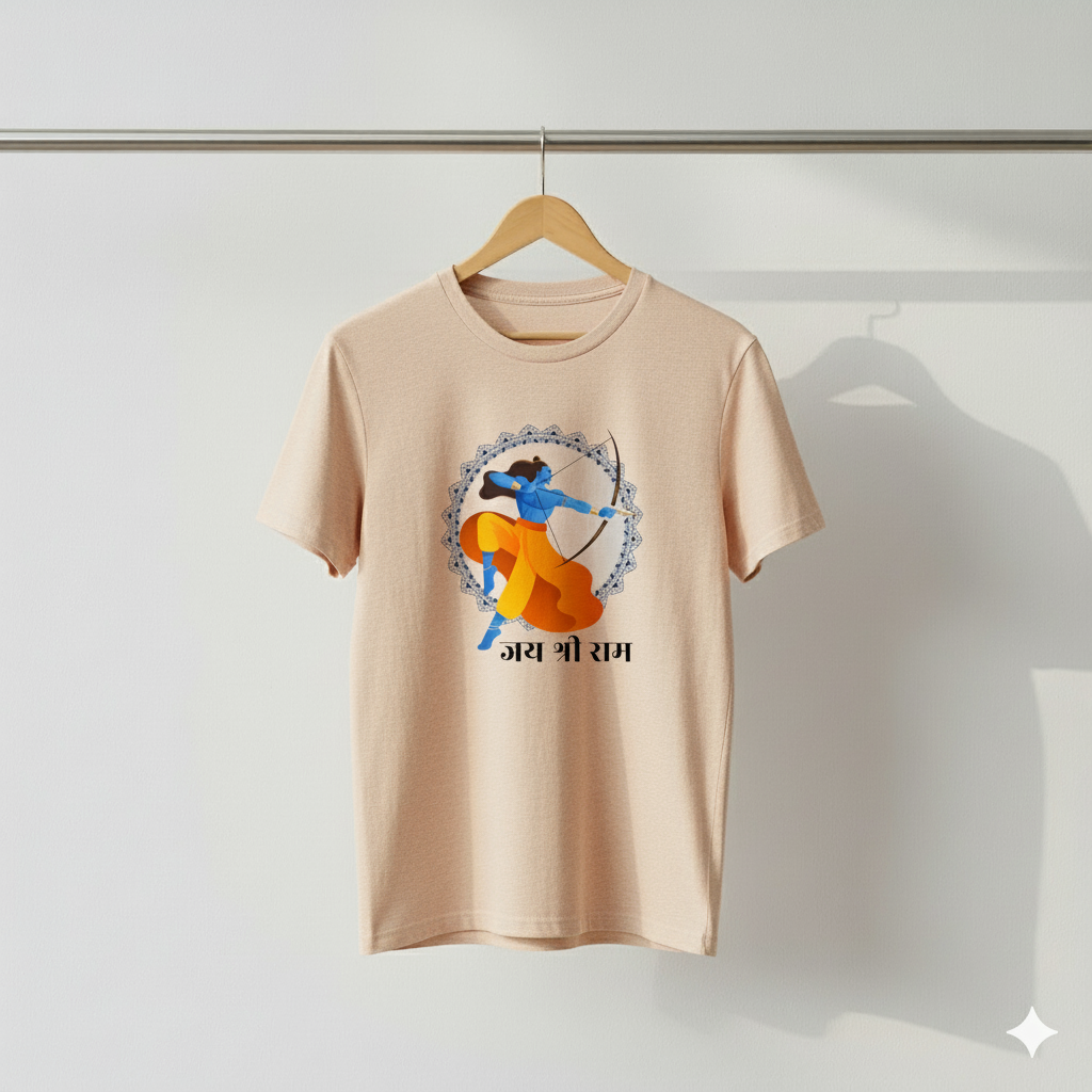 Jai Shree Ram T-Shirt – Lord Ram Warrior Graphic Tee