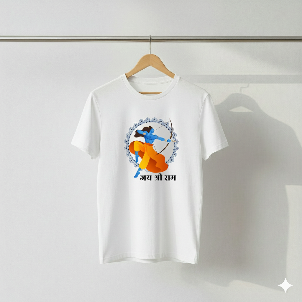 Jai Shree Ram T-Shirt – Lord Ram Warrior Graphic Tee
