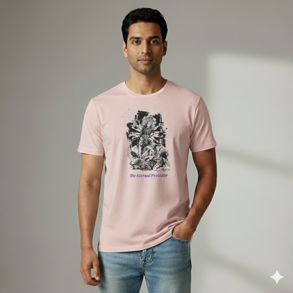 The Eternal Protector T-Shirt – Goddess Durga Spiritual Graphic Tee